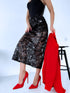 Flitter skirt "POWDER A01" - BLACK